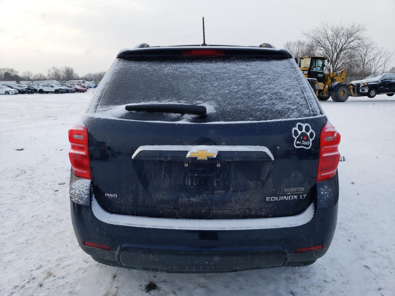 2016 Chevrolet Equinox VIN 2GNFLFEK6G6175831 Copart auction photo, front end / side damage thumbnail 6