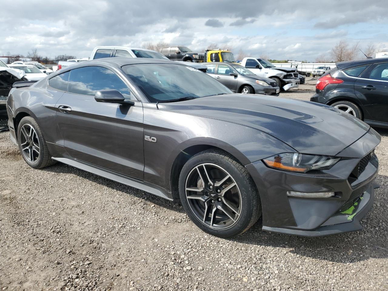 2018 Ford Mustang VIN 1FA6P8CF9J5165690 Copart auction photo, rear end / minor dent/scratches damage thumbnail 4
