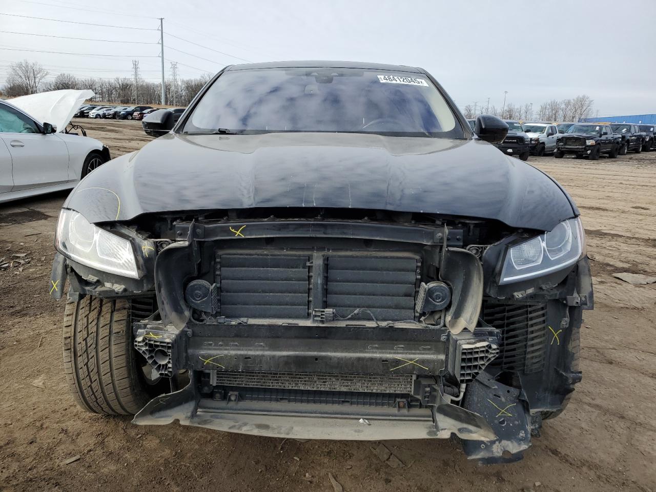 2017 Jaguar F-Pace VIN SADCS2BV8HA061263 Copart auction photo, front end damage thumbnail 5