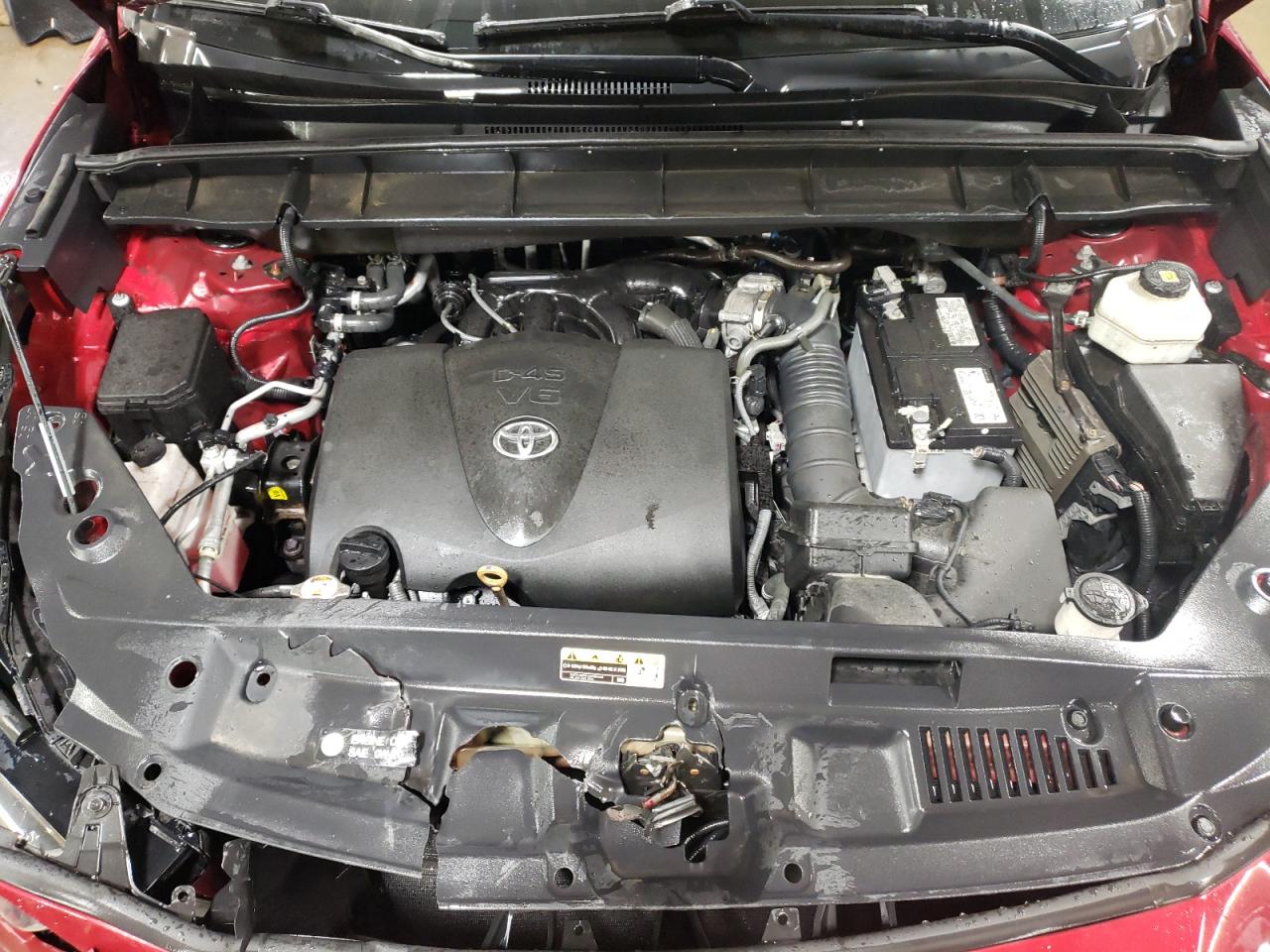 2021 Toyota Highlander VIN 5TDJZRBH2MS095830 Copart auction photo, all over damage thumbnail 11