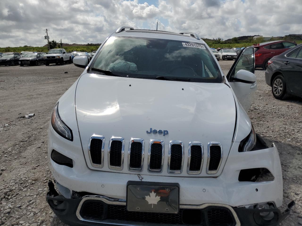 2015 Jeep Grand Cherokee VIN 1C4PJMDS3FW715715 Copart auction photo, front end / mechanical damage thumbnail 5