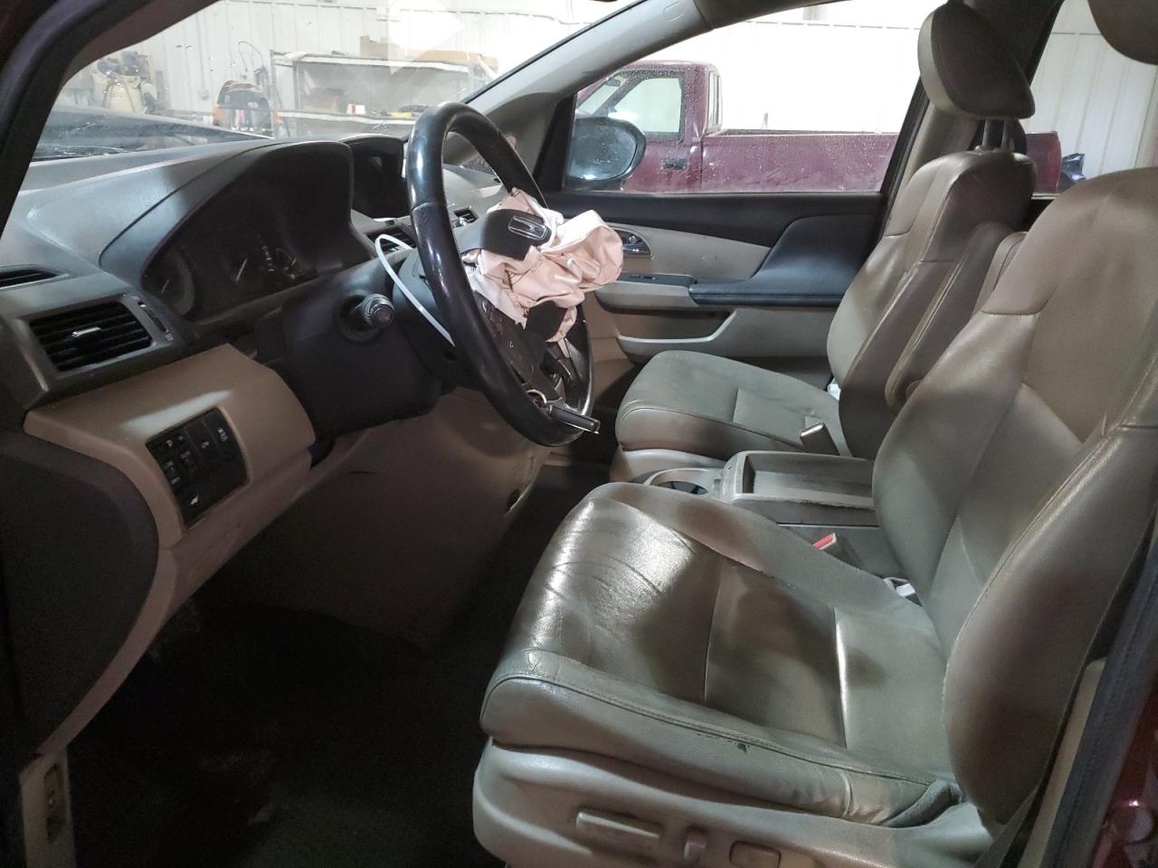 2016 Honda Odyssey VIN 5FNRL5H66GB098662 Copart auction photo, front end / side damage thumbnail 7