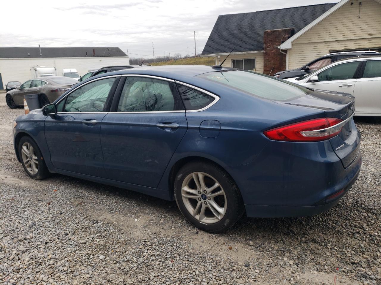 2018 Ford Fusion VIN 3FA6P0HDXJR251936 Copart auction photo, front end / side damage thumbnail 2