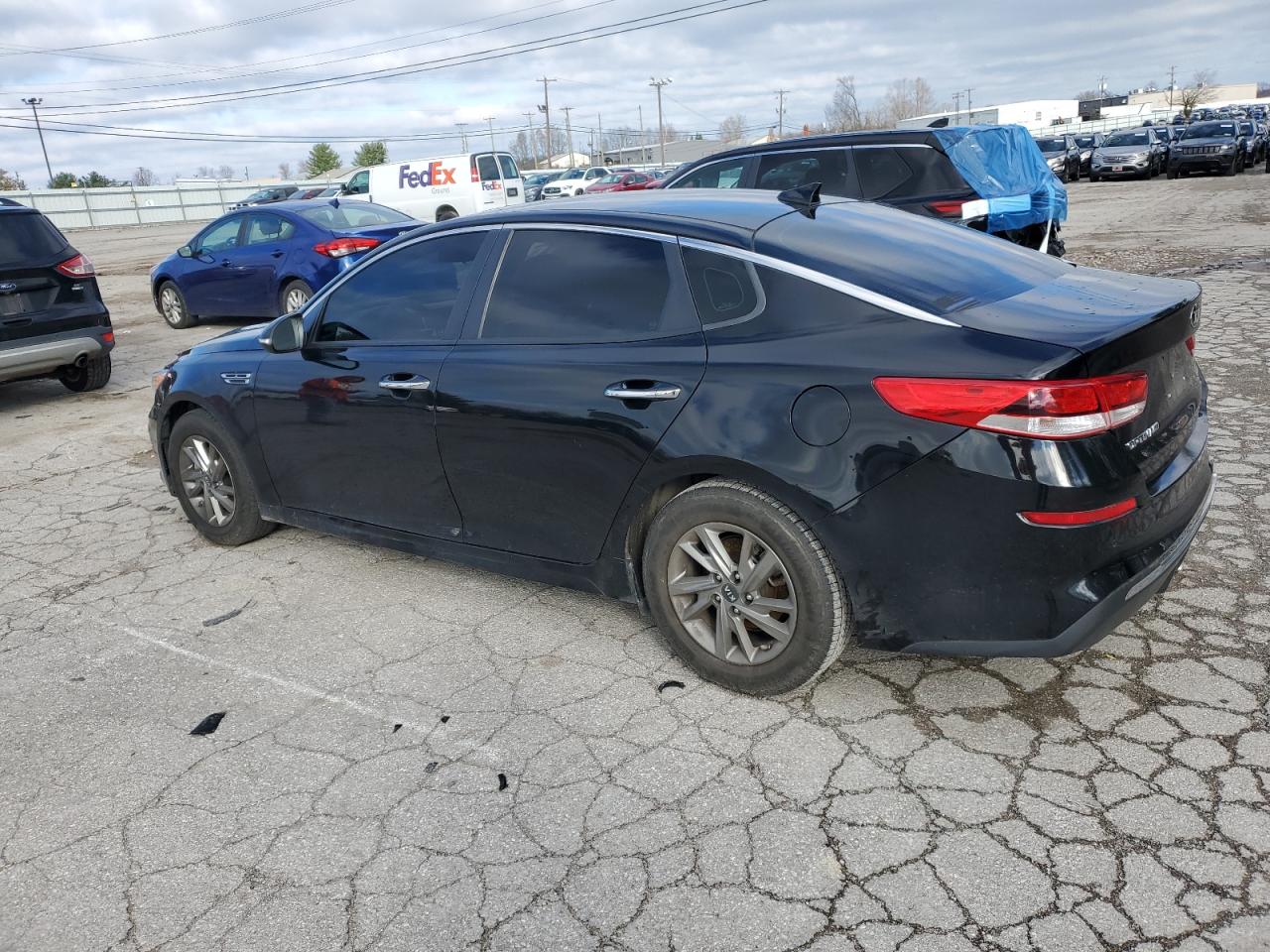 2019 KIA Optima VIN 5XXGT4L3XKG344987 Copart auction photo, rear end / front end damage thumbnail 2