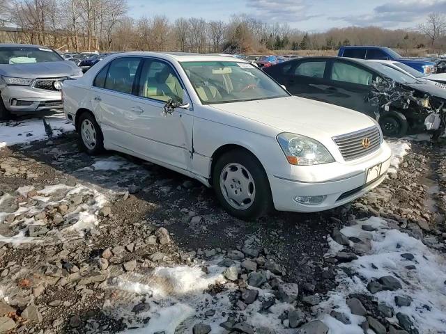 2001 Lexus LS VIN JTHBN30F510008255 Copart auction photo, rear end / side damage thumbnail 10