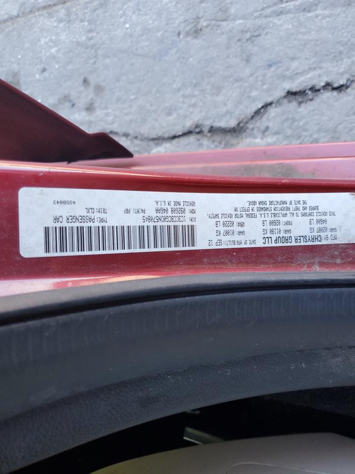 2013 Chrysler 200 VIN 1C3CCBCG0DN570845 Copart auction photo, rear end / front end damage thumbnail 12