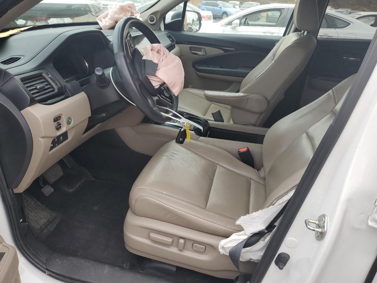 2020 Honda Pilot VIN 5FNYF5H95LB017710 Copart auction photo, front end / side damage thumbnail 7