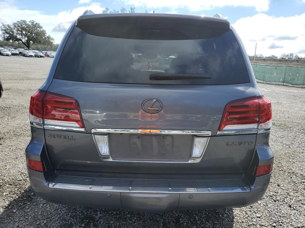 2014 Lexus LX VIN JTJHY7AXXE4144457 Copart auction photo, front end / side damage thumbnail 6