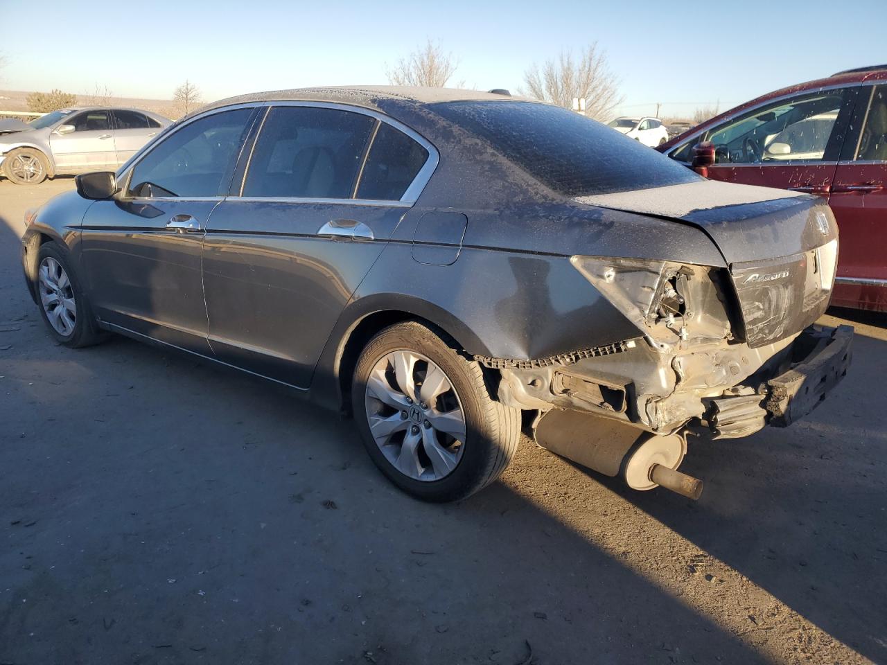 2008 Honda Accord VIN 1HGCP36878A045208 Copart auction photo, rear end damage thumbnail 2