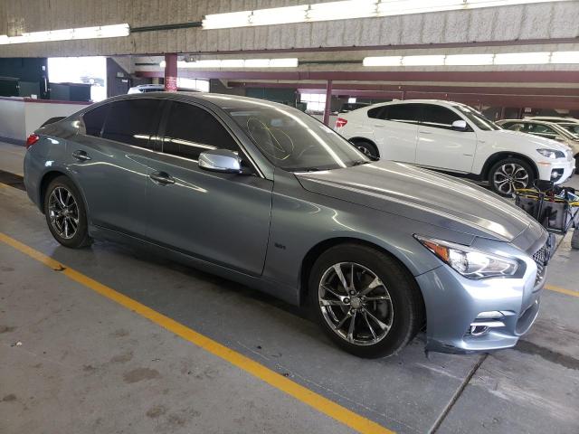 2017 Infiniti Q50 VIN JN1EV7AR9HM840346 Copart auction photo, side damage thumbnail 4