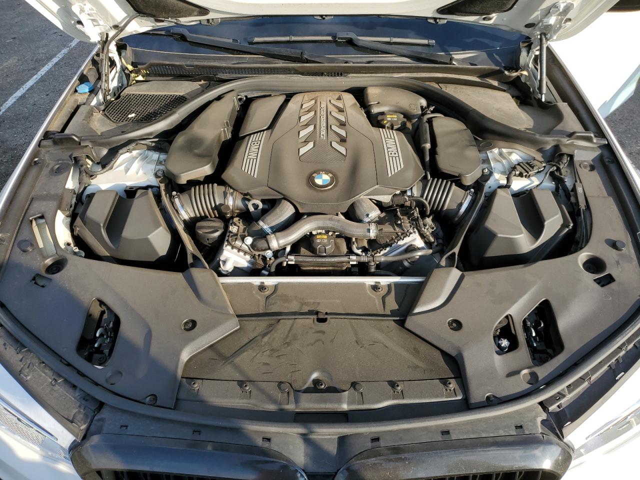 2020 BMW M5 VIN WBAJS7C05LBN96148 Copart auction photo, vandalism / top/roof damage thumbnail 11