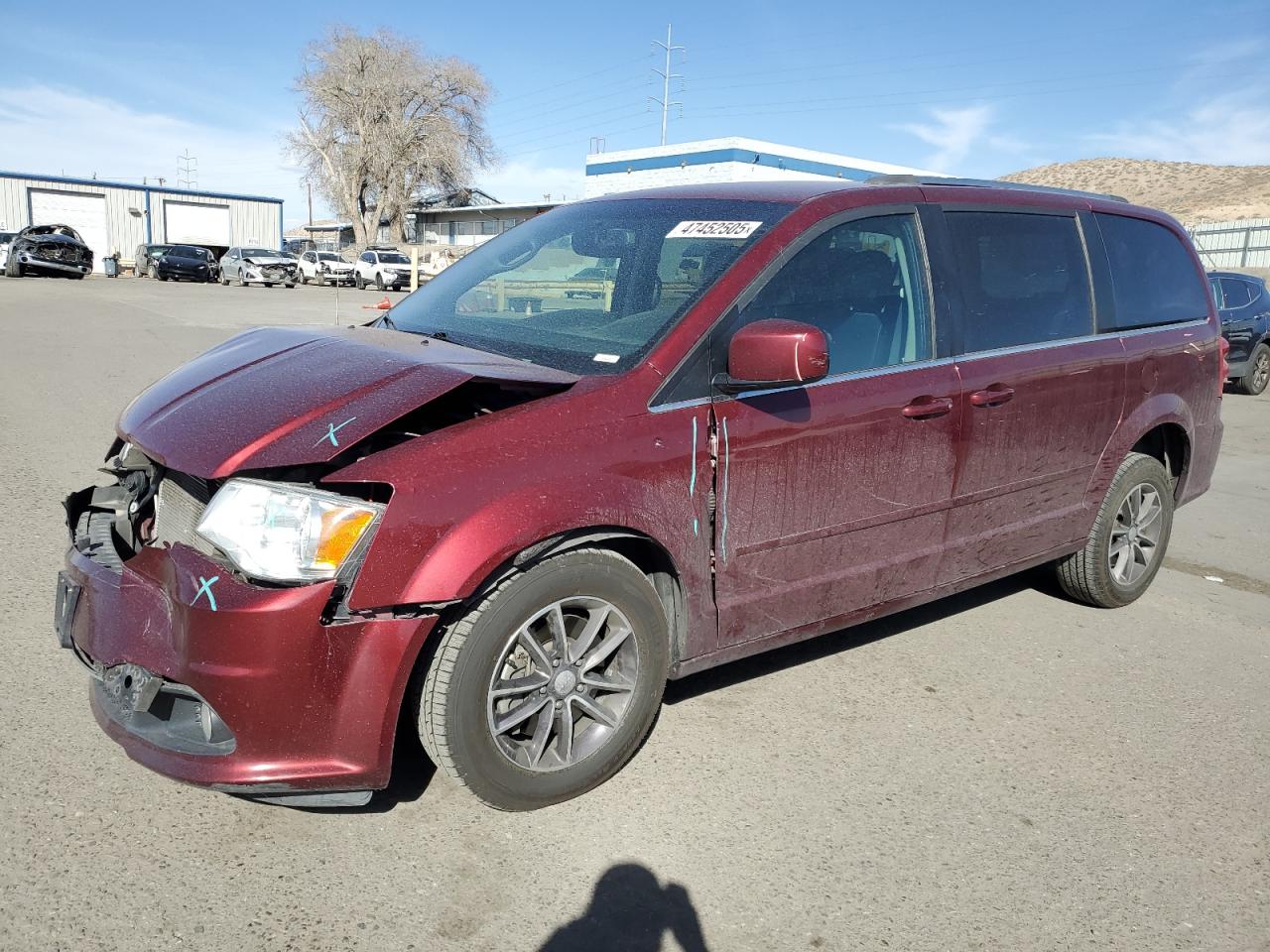 2017 Dodge Caravan VIN 2C4RDGCGXHR812954