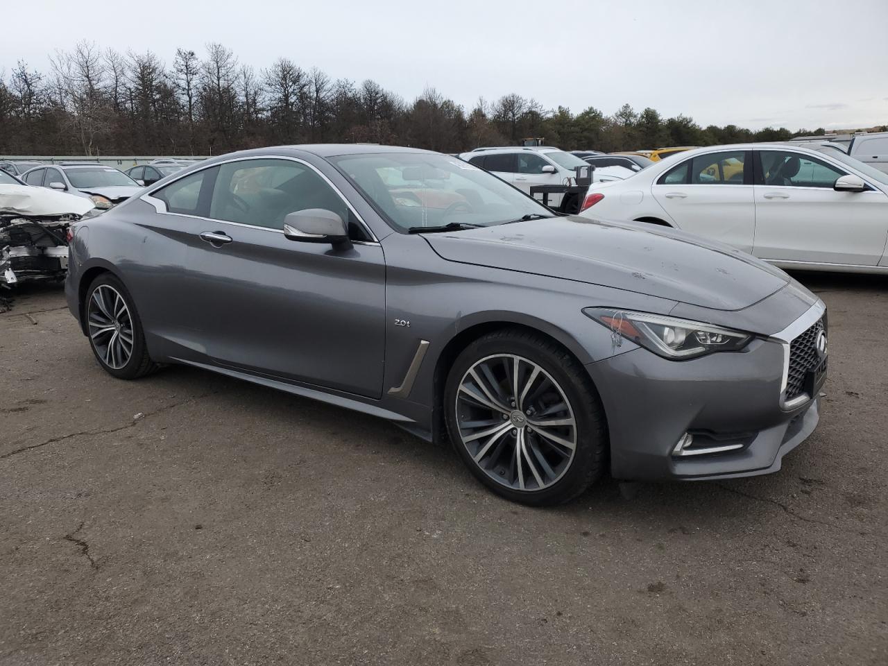 2017 Infiniti Q60 VIN JN1CV7EL7HM320062 Copart auction photo, undercarriage / minor dent/scratches damage thumbnail 4