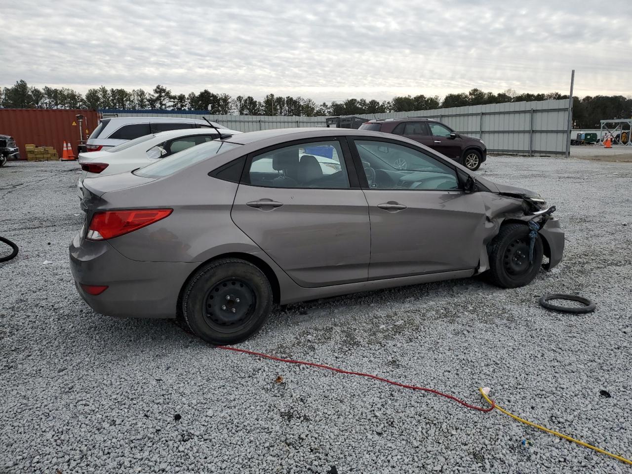 2017 Hyundai Accent VIN KMHCT4AE8HU380212 Copart auction photo, all over / mechanical damage thumbnail 3