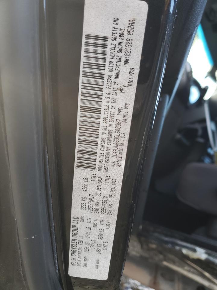2013 Jeep Wrangler VIN 1C4AJWAG3DL608387 Copart auction photo, side damage thumbnail 13