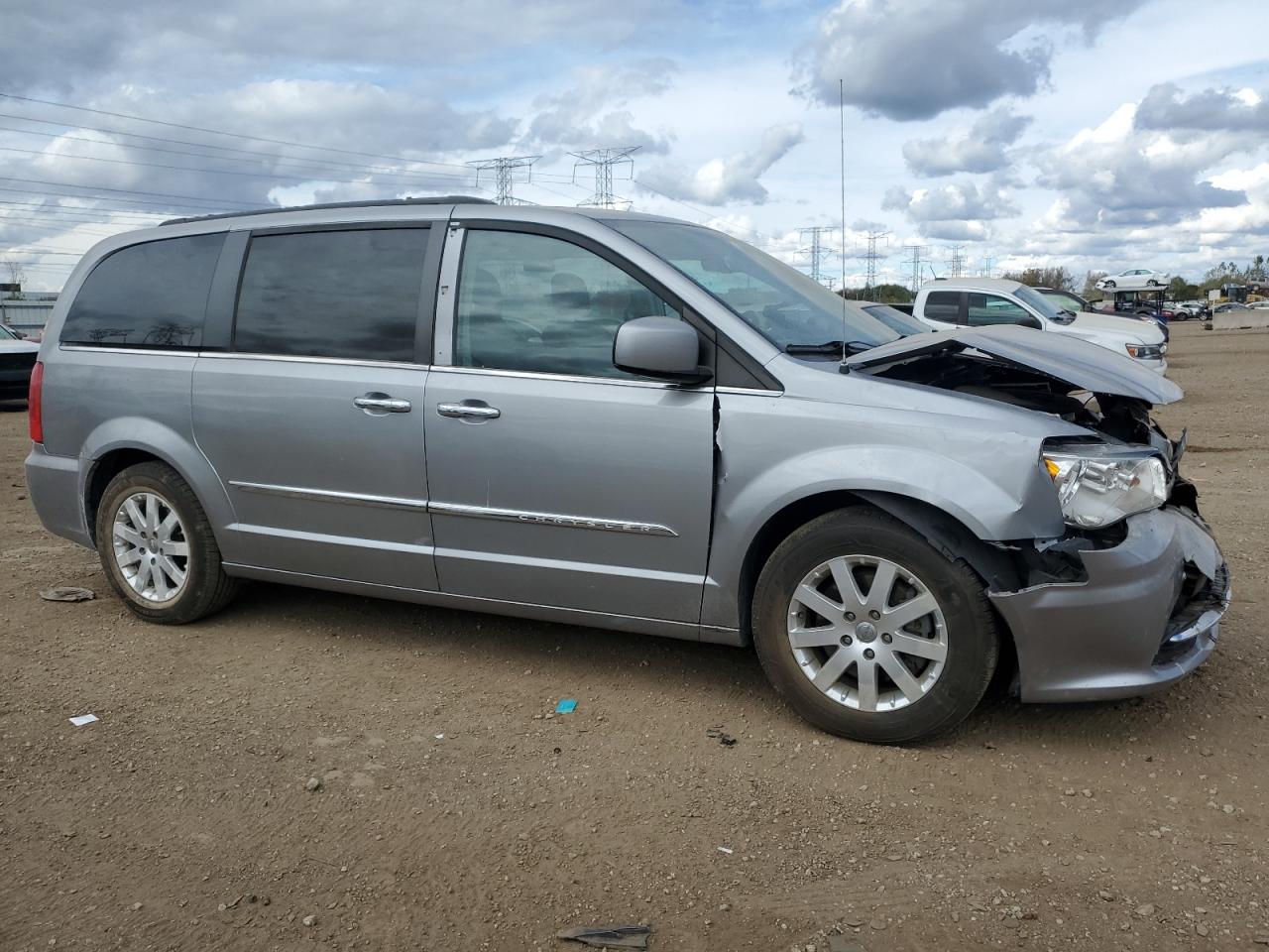 2016 Chrysler Town & Country VIN 2C4RC1BG6GR174671 Copart auction photo, front end / side damage thumbnail 4