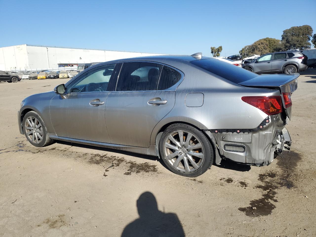 2015 Lexus GS VIN JTHBE1BL3FA009638 Copart auction photo, rear end / side damage thumbnail 2