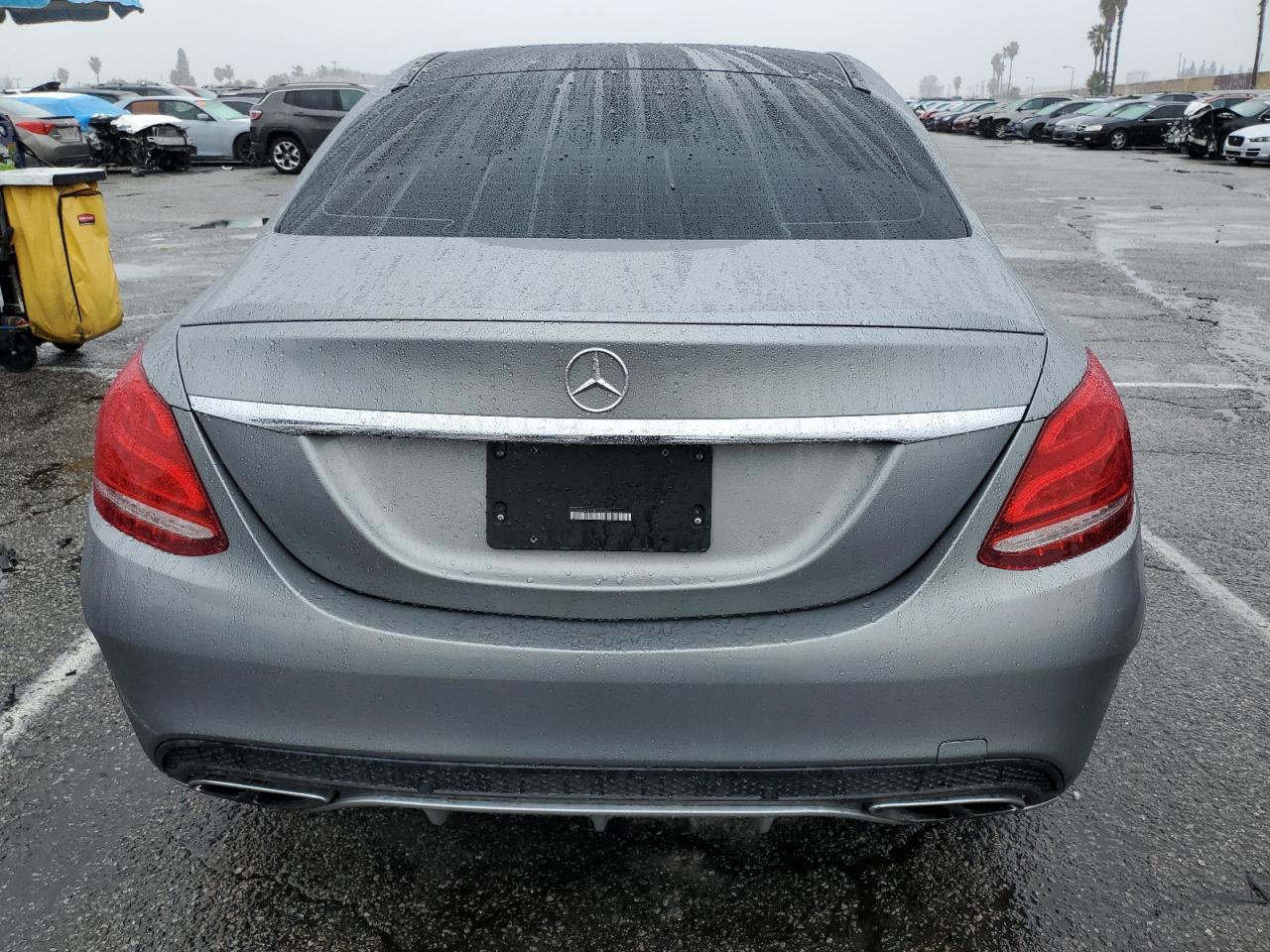 2016 Mercedes-Benz C-klasse VIN 55SWF6EB1GU131373 Copart auction photo, side / front end damage thumbnail 6