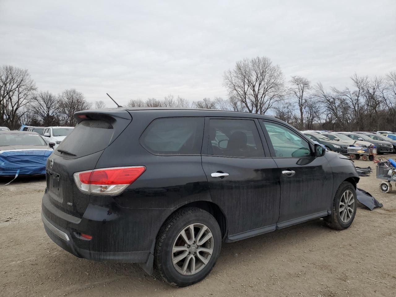 2014 Nissan Pathfinder VIN 5N1AR2MM5EC702187 Copart auction photo, front end damage thumbnail 3