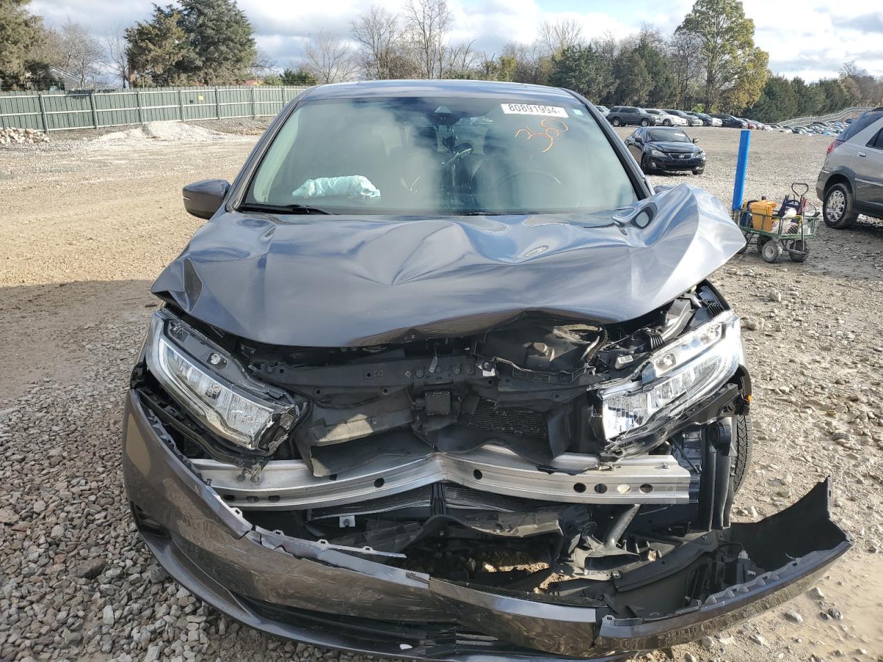 2022 Honda Odyssey VIN 5FNRL6H98NB041893 Copart auction photo, front end damage thumbnail 5