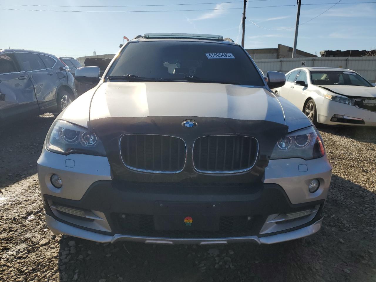 2007 BMW X5 VIN 5UXFE43507LY83356 Copart auction photo, burn / rear end damage thumbnail 5