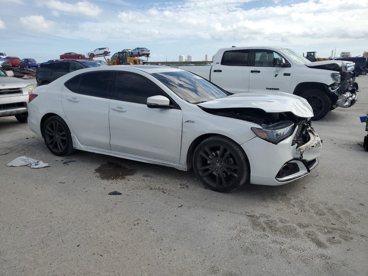 2019 Acura TLX VIN 19UUB2F64KA005963 Copart auction photo, front end damage thumbnail 4