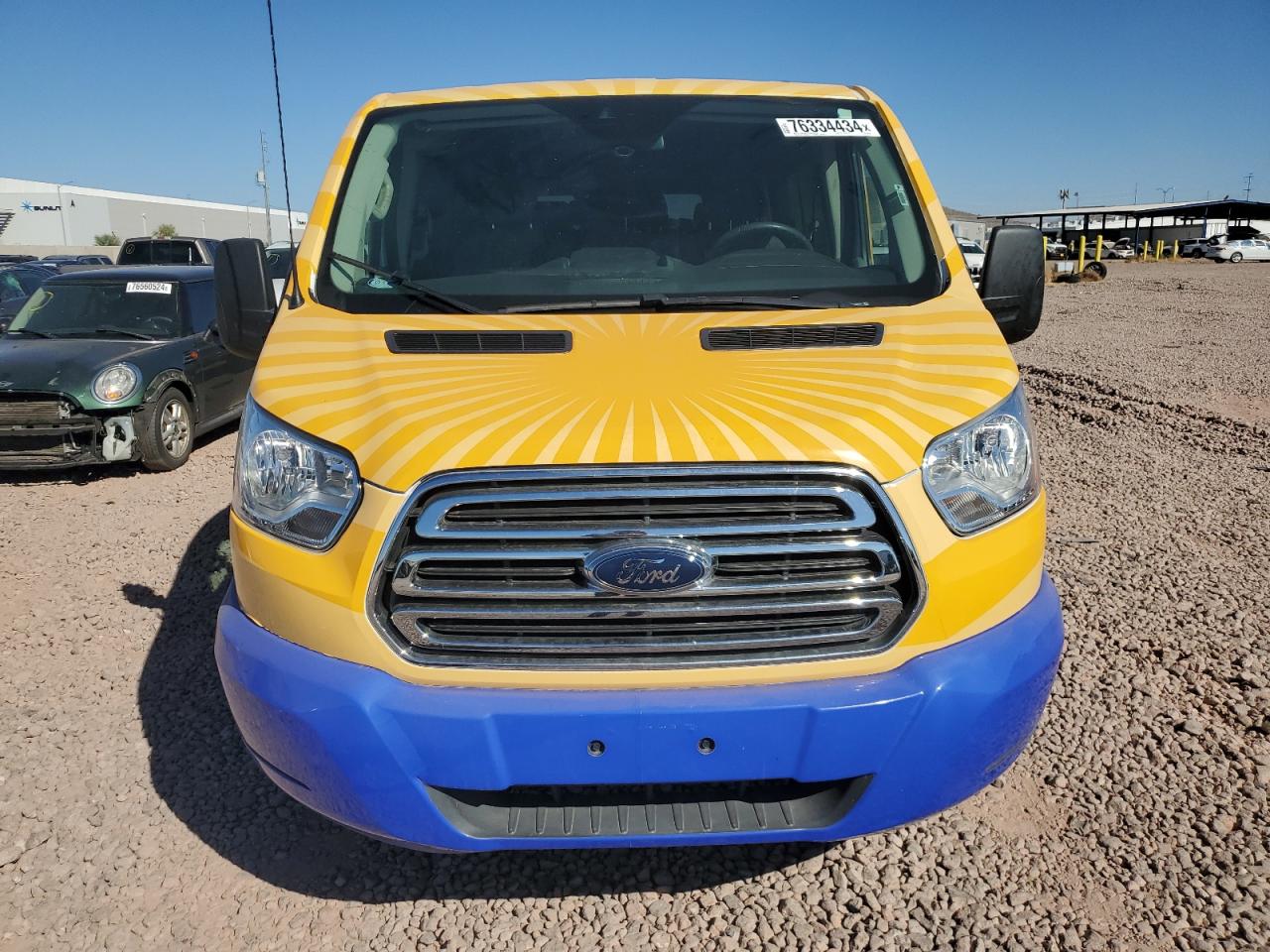 2018 Ford Transit VIN 1FBZX2YM8JKB06129 Copart auction photo, side damage thumbnail 5