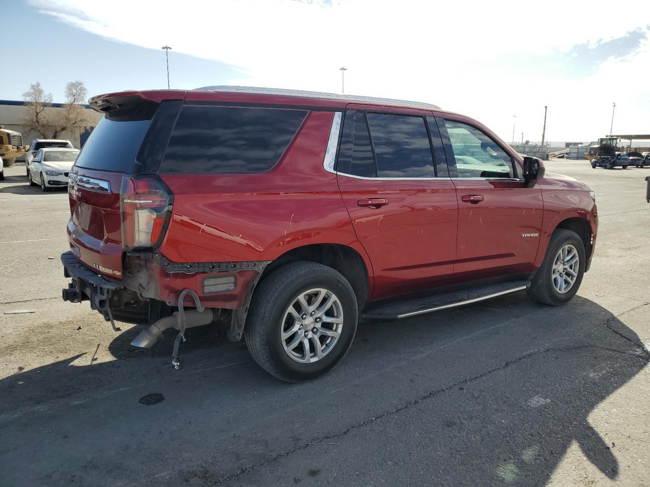 2021 Chevrolet Tahoe VIN 1GNSCNKD6MR424580 Copart auction photo, rear end damage thumbnail 3