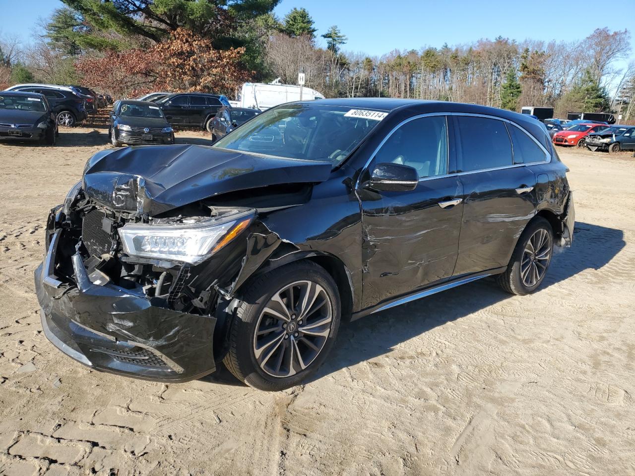 2020 Acura MDX VIN 5J8YD4H56LL024077