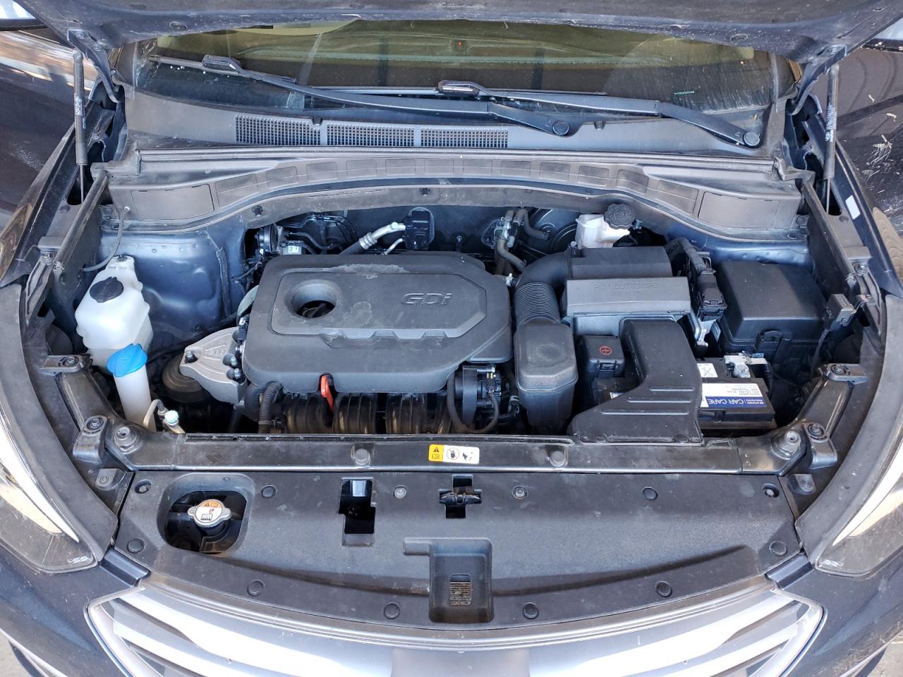 2018 Hyundai Santa Fe VIN 5XYZUDLB6JG512986 Copart auction photo, hail damage thumbnail 13