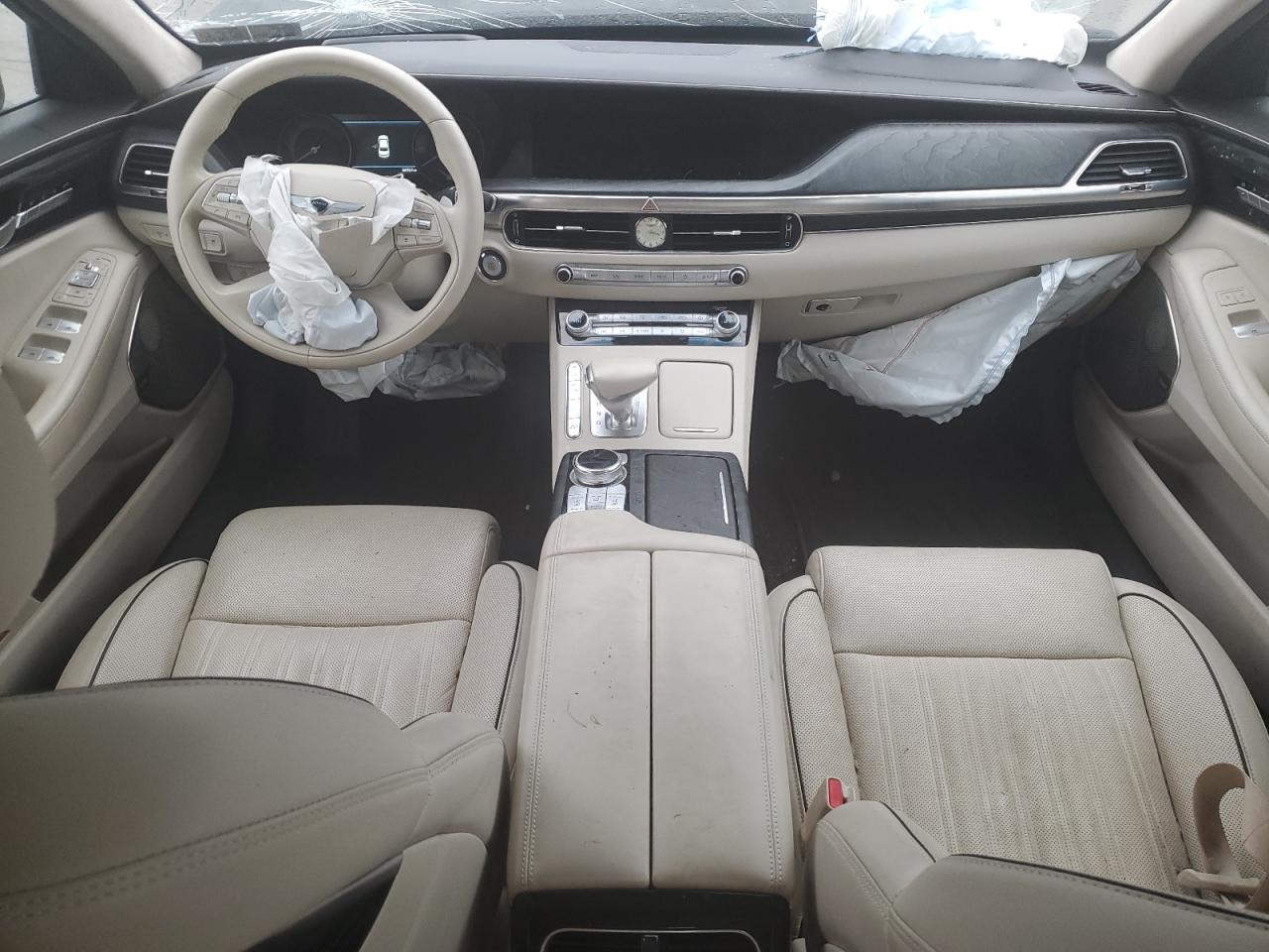 2022 Genesis G90 VIN KMTF54PHXNU096588 Copart auction photo, front end damage thumbnail 8