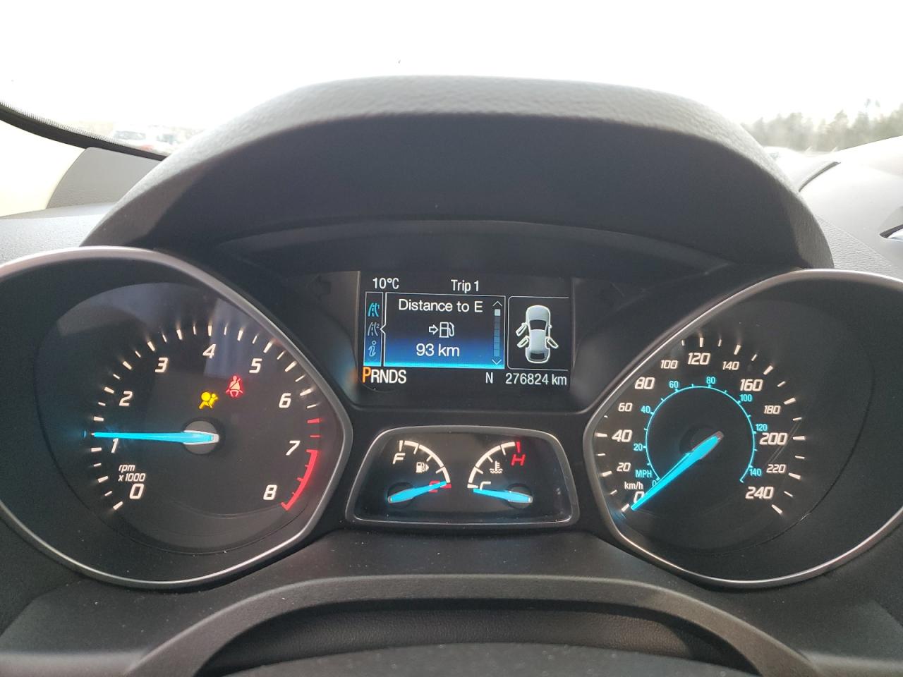 2016 Ford Escape VIN 1FMCU9G96GUB76382 Copart auction photo, front end / side damage thumbnail 9