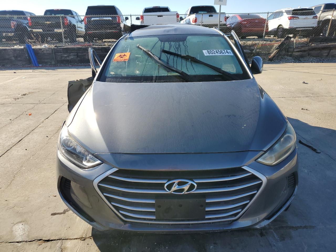 2018 Hyundai Elantra VIN 5NPD74LF1JH398487 Copart auction photo, all over damage thumbnail 5