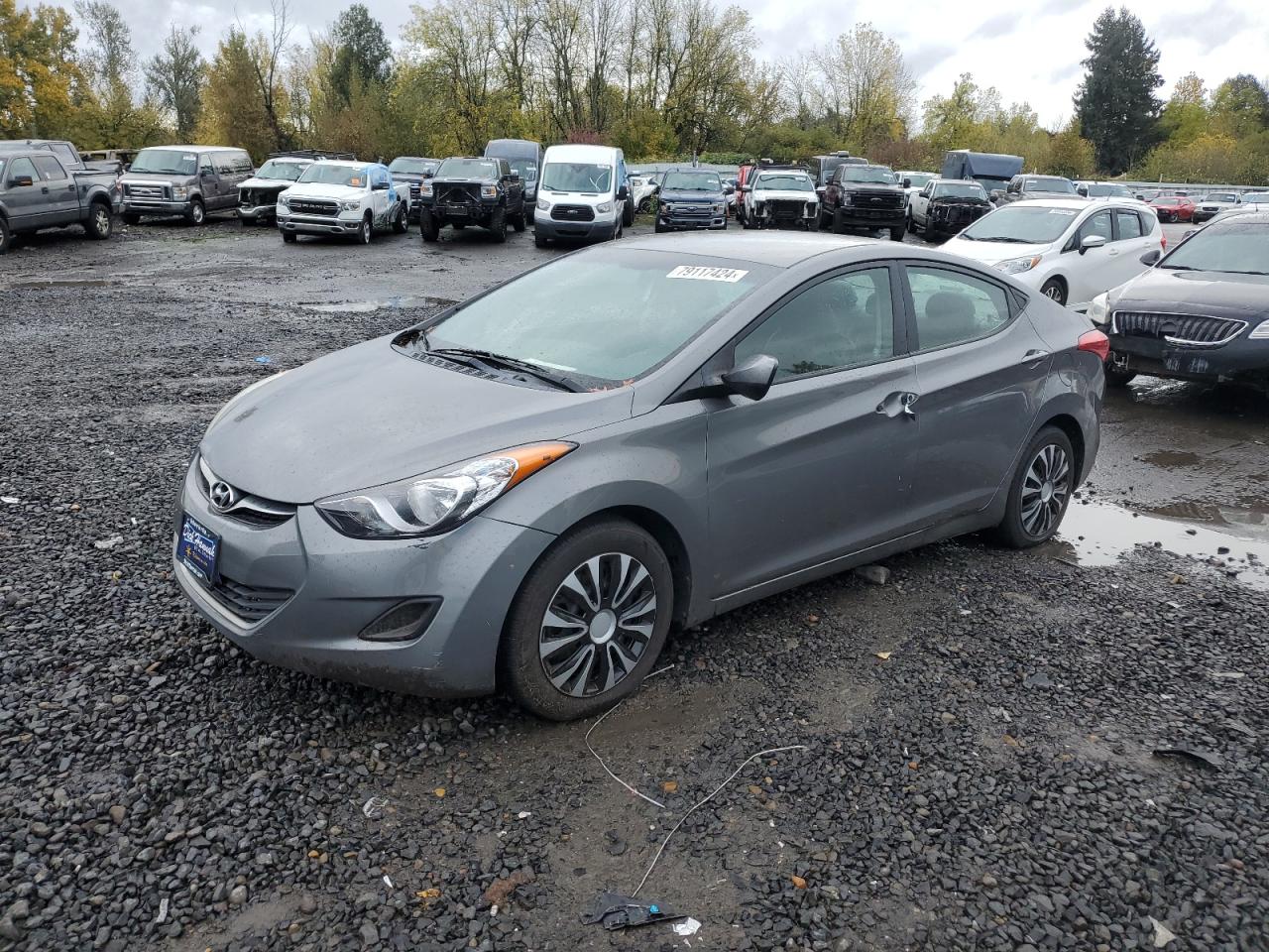 2012 Hyundai Elantra VIN 5NPDH4AE8CH139019