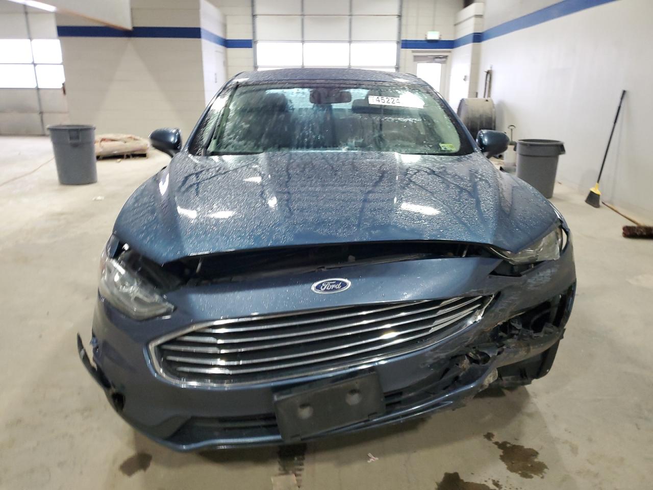 2019 Ford Fusion VIN 3FA6P0LU2KR181440 Copart auction photo, front end / mechanical damage thumbnail 5