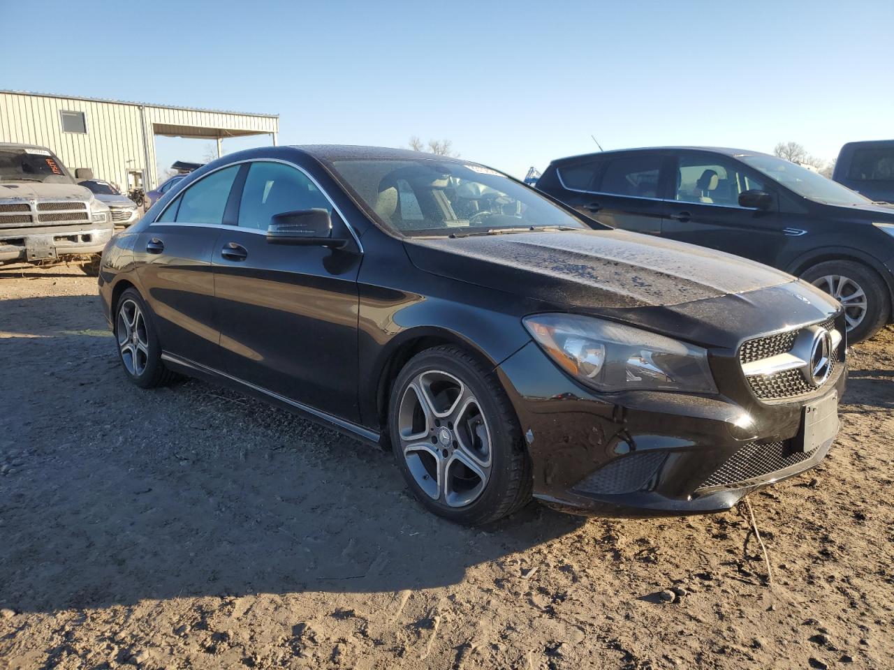 2014 Mercedes-Benz CLA-klasse VIN WDDSJ4EB8EN025686 Copart auction photo, normal wear damage thumbnail 4