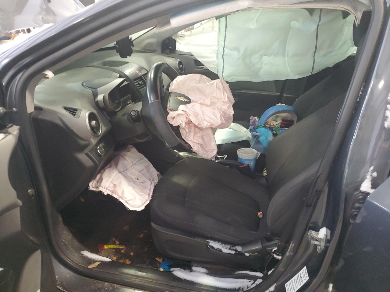 2013 Chevrolet Sonic VIN 1G1JC5SH3D4192601 Copart auction photo, front end damage thumbnail 7