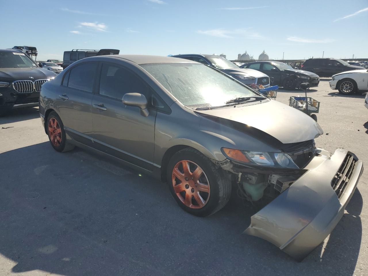 2008 Honda Civic VIN 1HGFA16568L021320 Copart auction photo, front end damage thumbnail 4