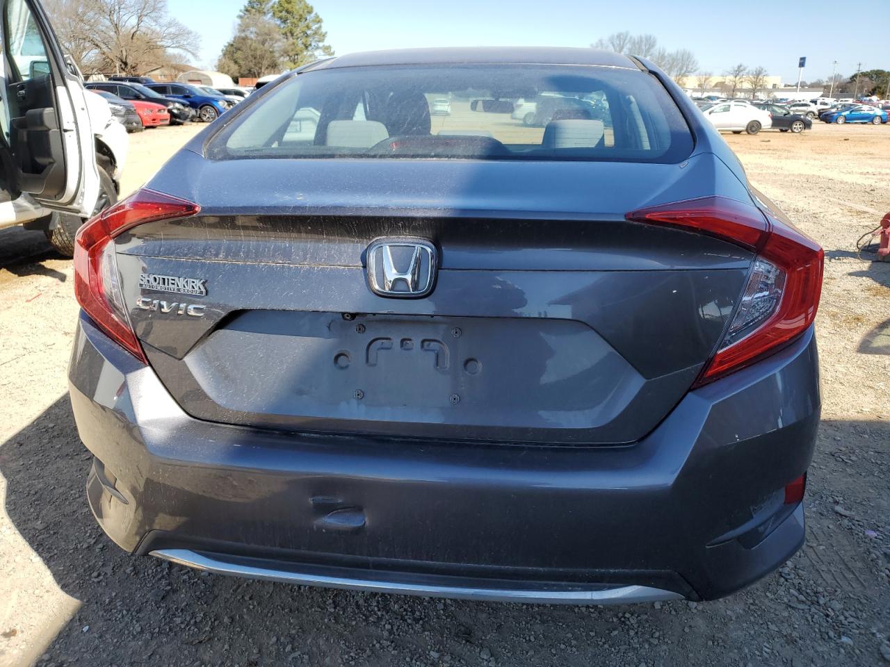 2019 Honda Civic VIN 19XFC2F67KE027473 Copart auction photo, side damage thumbnail 6