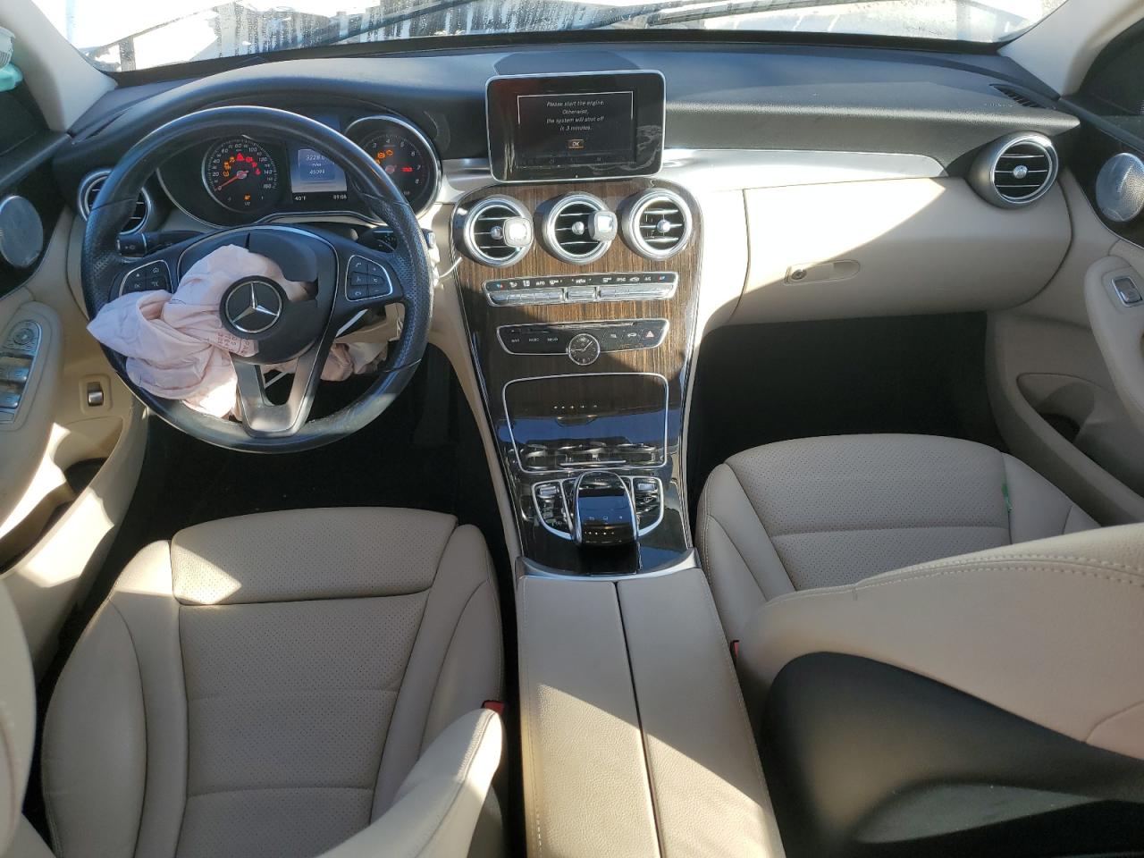 2015 Mercedes-Benz C-klasse VIN 55SWF4JB9FU075806 Copart auction photo, front end damage thumbnail 8