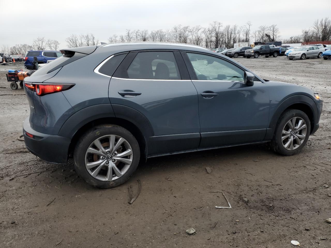 2020 Mazda CX-30 VIN 3MVDMBEM4LM136726 Copart auction photo, side / undercarriage damage thumbnail 3