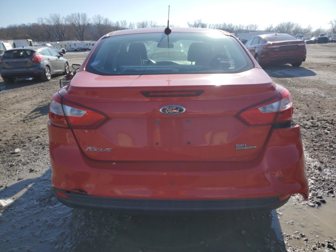 2012 Ford Focus VIN 1FAHP3H22CL466656 Copart auction photo, rear end / side damage thumbnail 6