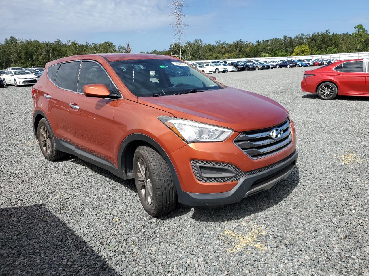 2015 Hyundai Santa Fe VIN 5XYZT3LB0FG253948 Copart auction photo, water/flood damage thumbnail 4