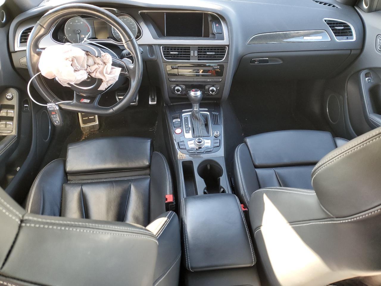 2014 Audi RS4 VIN WAUBGAFL9EA017714 Copart auction photo, front end / mechanical damage thumbnail 8
