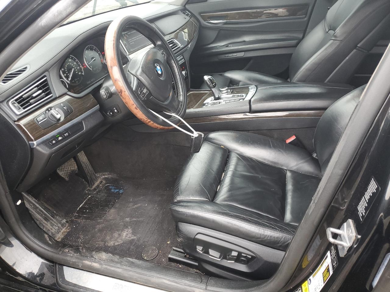 2013 BMW 7er VIN WBAYF8C56DD141092 Copart auction photo, front end / mechanical damage thumbnail 7