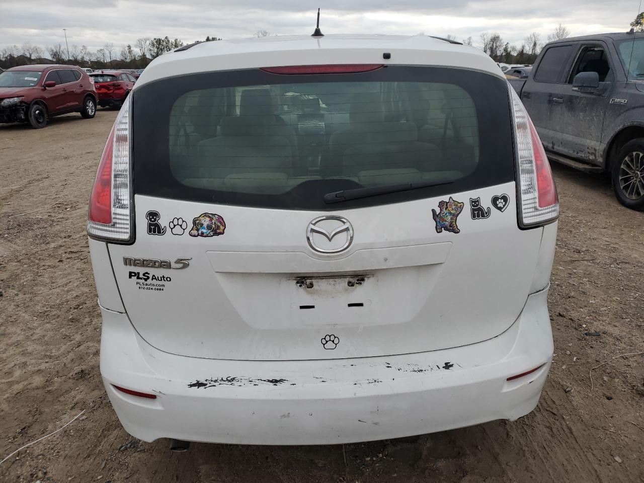 2010 Mazda 5 VIN JM1CR2W30A0360466 Copart auction photo, all over damage thumbnail 6
