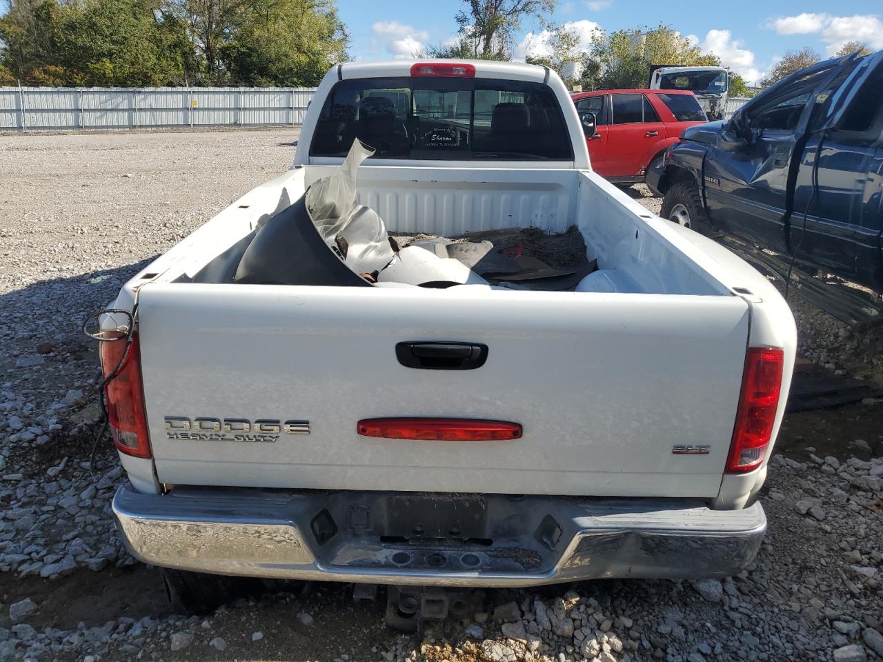 2004 Dodge RAM VIN 3D7MA486X4G158027 Copart auction photo, side / undercarriage damage thumbnail 6