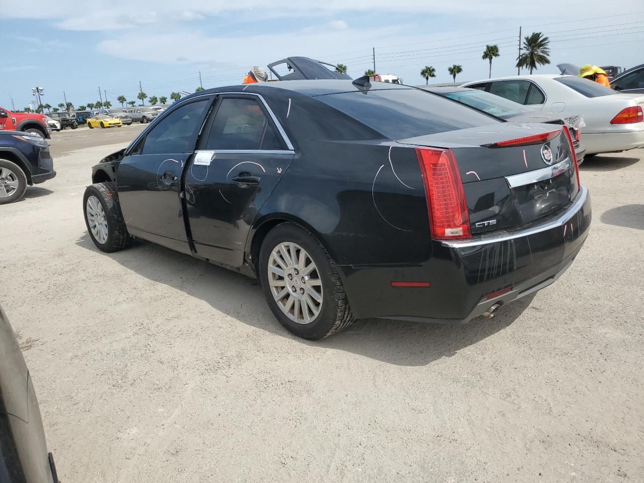 2013 Cadillac CTS VIN 1G6DE5E51D0162586 Copart auction photo, water/flood damage thumbnail 2