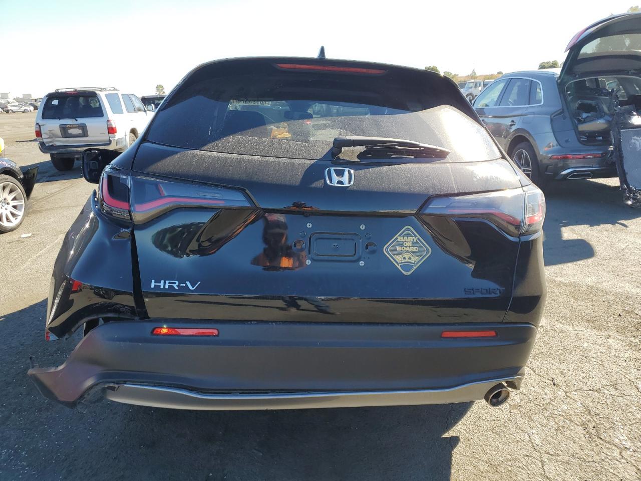 2023 Honda HR-V VIN 3CZRZ1H5XPM728557 Copart auction photo, rollover damage thumbnail 6