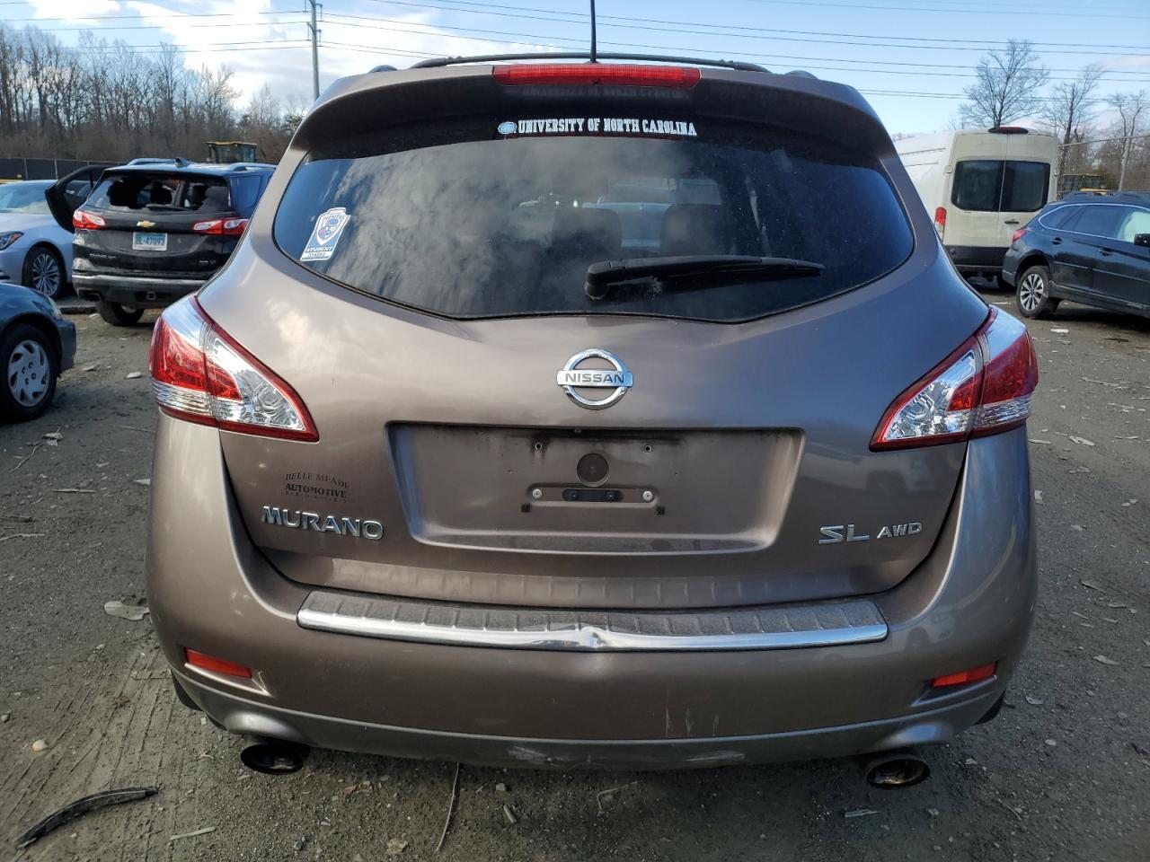 2011 Nissan Murano VIN JN8AZ1MWXBW174385 Copart auction photo, minor dent/scratches damage thumbnail 8